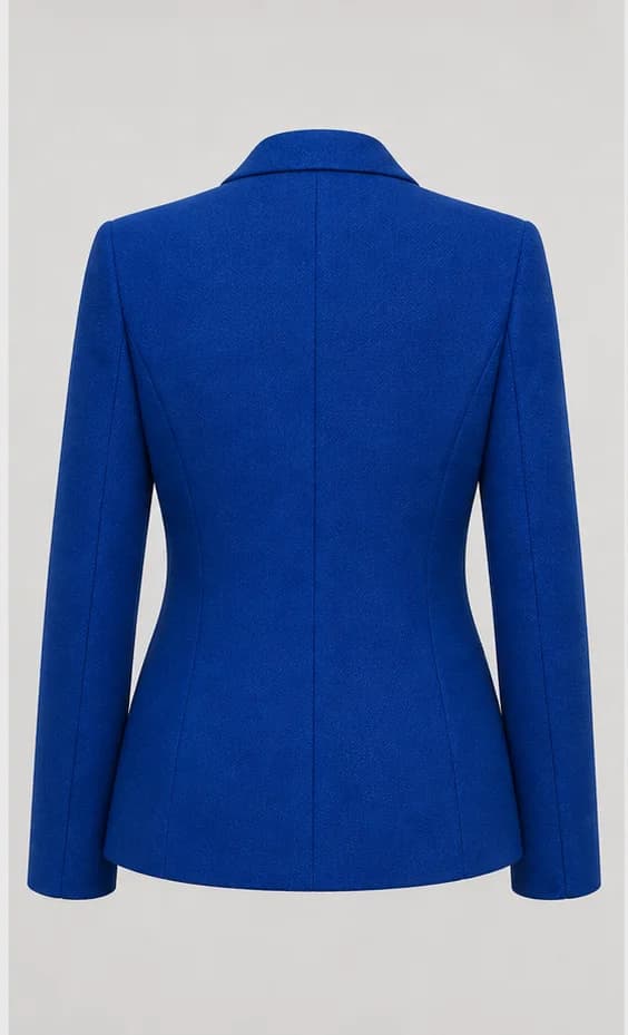 Cobalt structured blazer back source